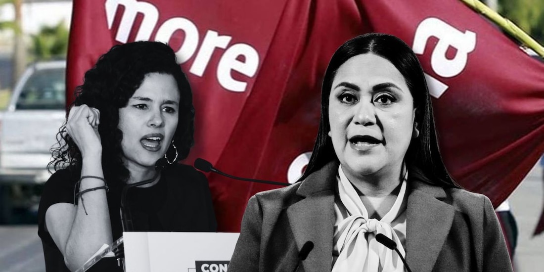Morena renovará su dirigencia, tras salida de Luisa María Alcalde (izq.) para integrarse al Gobierno federal; Ariadna Montiel (der.) podría ocupar el cargo.