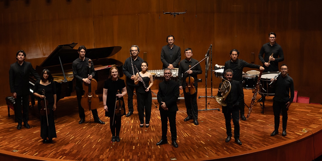 El Cepromusic, durante un recital en Bellas Artes.
