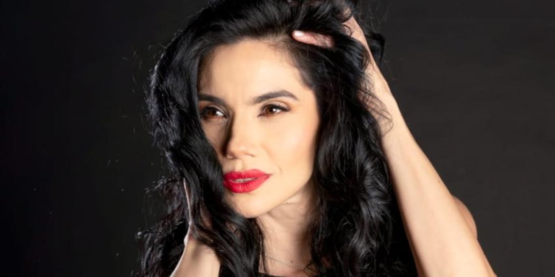 Marlene Calderón, en una sesión fotográfica.