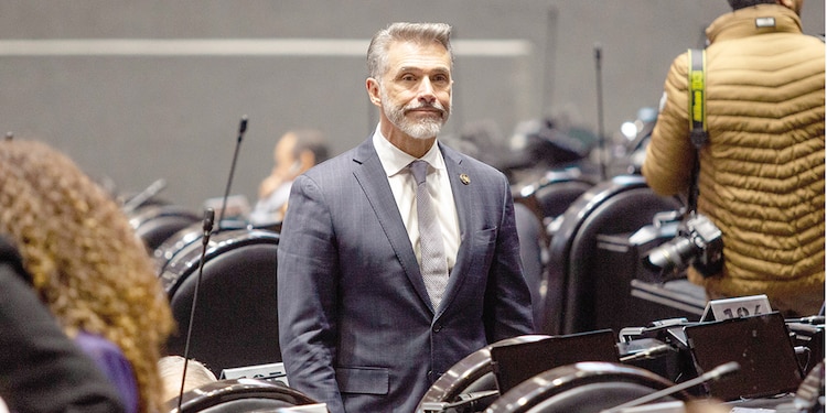 Sergio Mayer, en la Cámara de Diputados, en noviembre pasado.