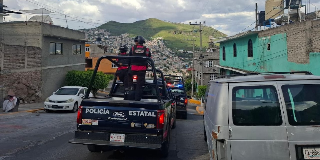 Operación de cuerpos de Seguridad en el Edomex.