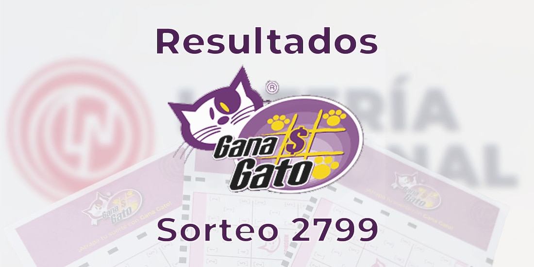 Resultados del Gana Gato 2799 del 9 de enero del 2025.
