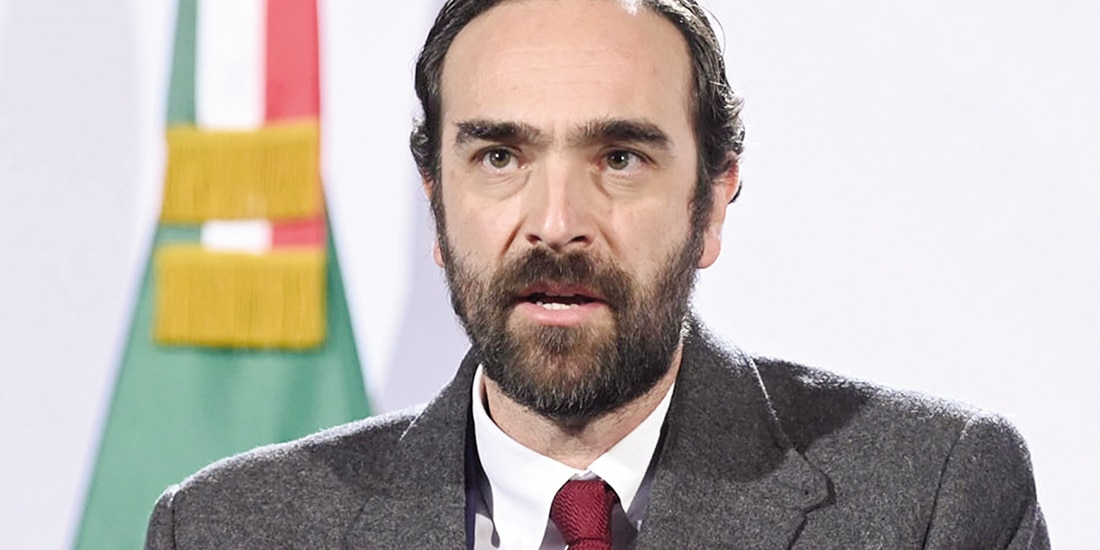 Andrés Lajous Loaeza, titular de ARTF, ayer en conferencia de prensa.