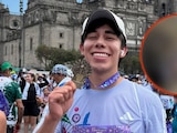 Sonrixs presume que corrió el maratón de la CDMX