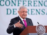 AMLO en conferencia matutina.