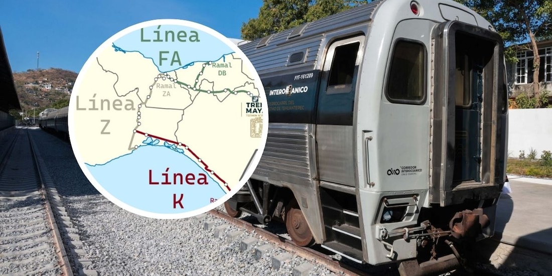 Estas son las rutas del Tren Interoceánico.