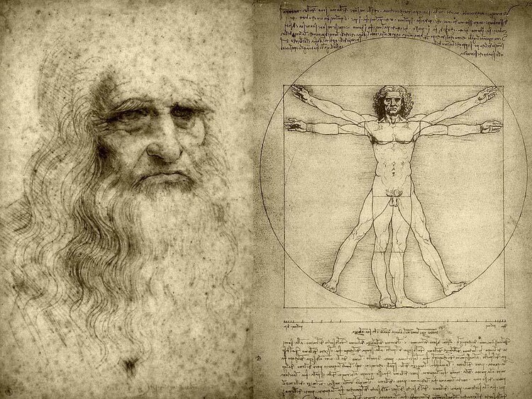 El influyente inventor Leonardo Da Vinci.