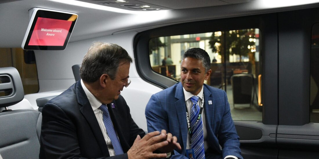 Marcelo Ebrard s.e reúne con presidente de General Motors.