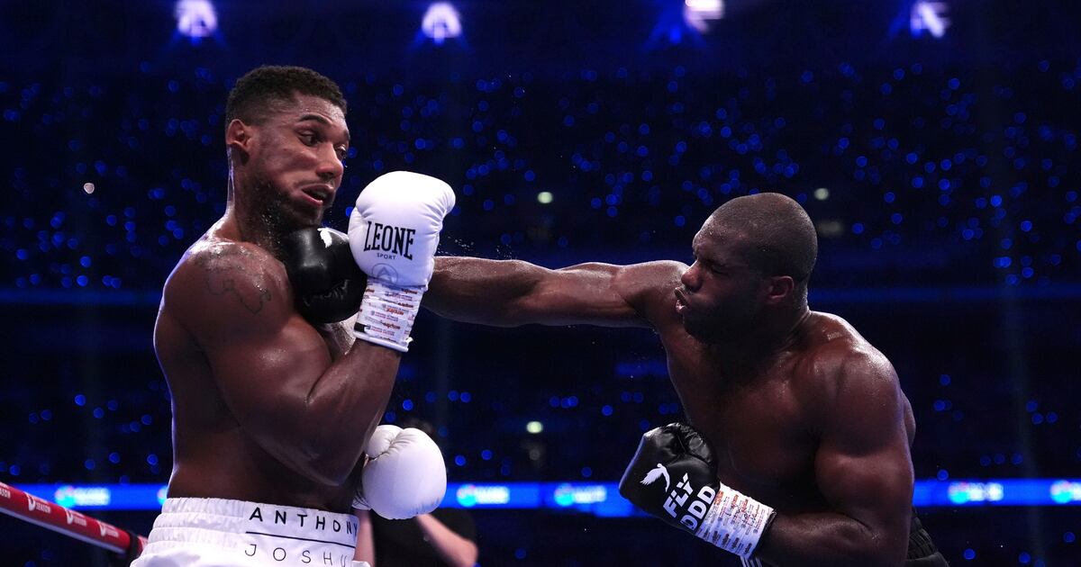 Anthony Joshua y el impactante NOCAUT con el que perdió ante Daniel ...