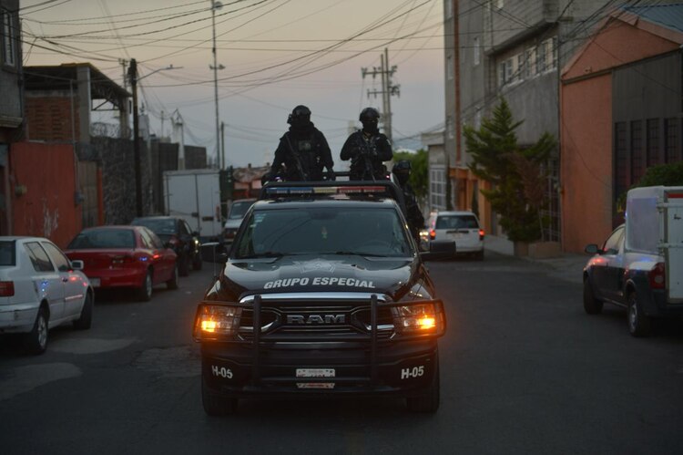 Autoridades del municipio participaron en el operativo de seguridad.