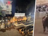 Enfrentamiento entre civiles en Culiacán, Sinaloa (izq.) y tiroteo en carrera de caballos en Parral, Chihuahua (izq.) dejan al menos 12 muertos.