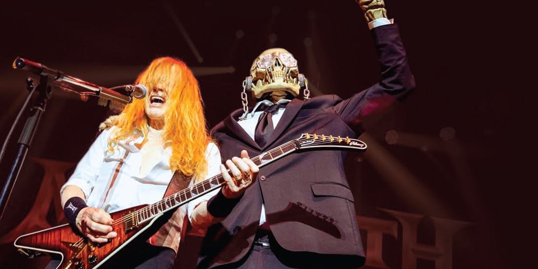 MEGADETH con toda la energía, ayer en el escenario