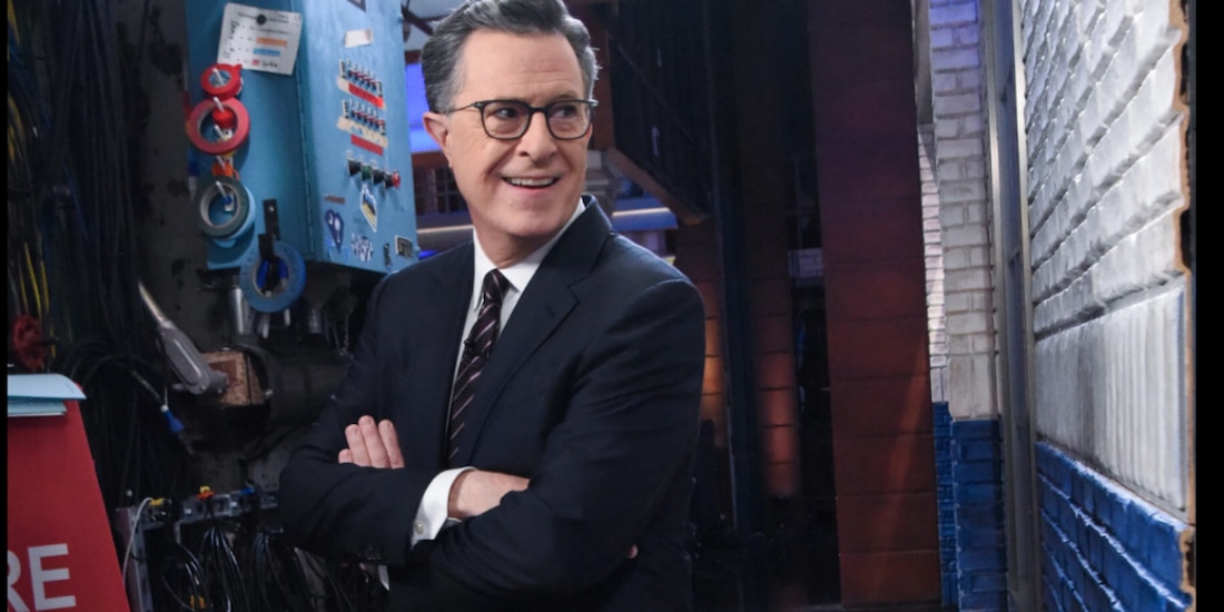 El presentador de televisión Stephen Colbert, el 18 de mayo de 2026