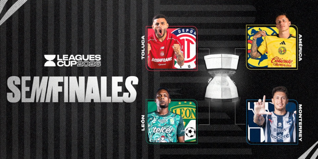 Se definen los horarios y sedes para las semifinales de la Leagues Cup.