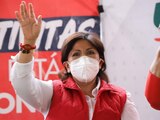 Anabell Ávalos,candidata a la gubernatura por Unidos por Tlaxcala
