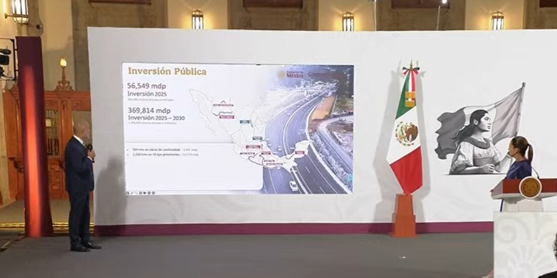 El titular de la SICT estuvo en Palacio Nacional dando detalles.