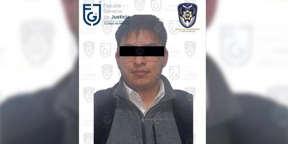 Randy "N", en una imagen compartida por la Fiscalía General de Justicia de la Ciudad de México.