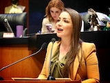 Jasmine Bugarín Rodríguez, senadora con licencia del PVEM.