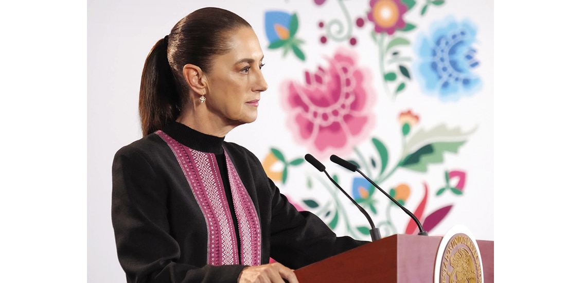 LA PRESIDENTA, ayer, en su conferencia.