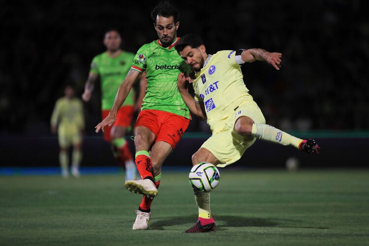 Una acción del Juárez vs América, de la Jornada 17 del Clausura 2023 de la Liga MX.