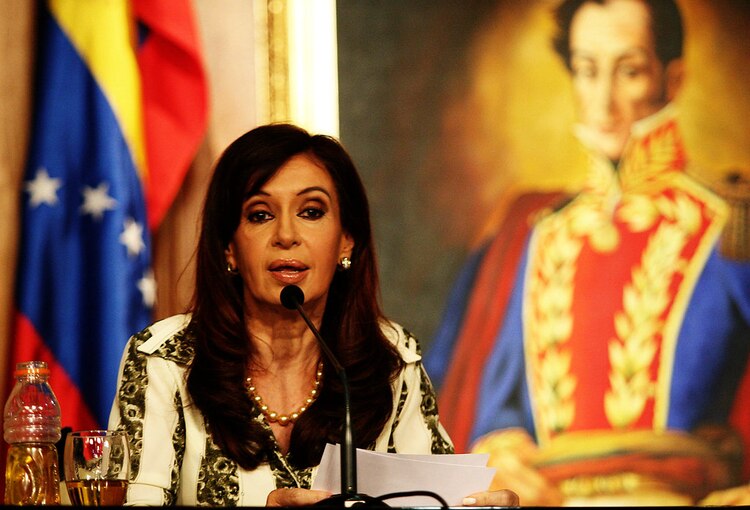 La expresidenta argentina Cristina Fernández de Kirchner.