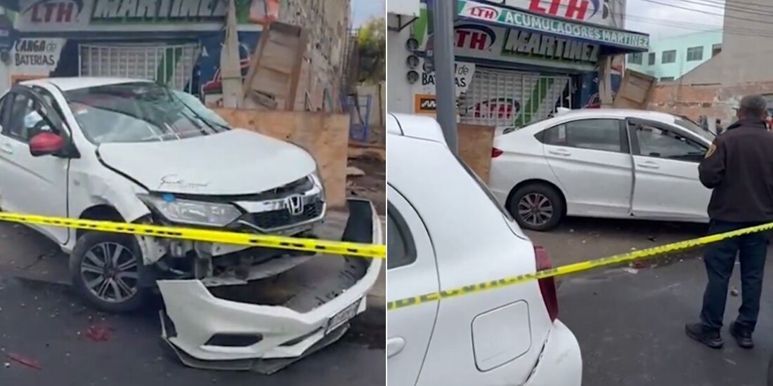 Automóvil choca y provoca la muerte de una mujer de la tercera edad.