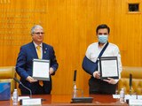 Firman IMSS y OPS convenio de adquisición de medicamentos, el 5 de agosto de 2020.