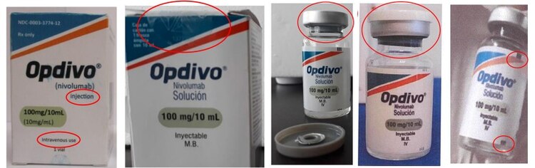 Cofepris alertó irregularidades en medicamento Opdivo falsificado.