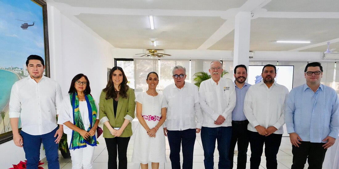 En Mazatlán Presidenta resalta acciones para movilidad, apoyar a productores, construir un hospital del IMSS...