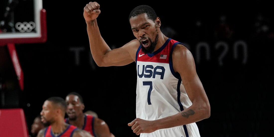Kevin Durant en los Juegos Olímpicos de Tokio 2020
