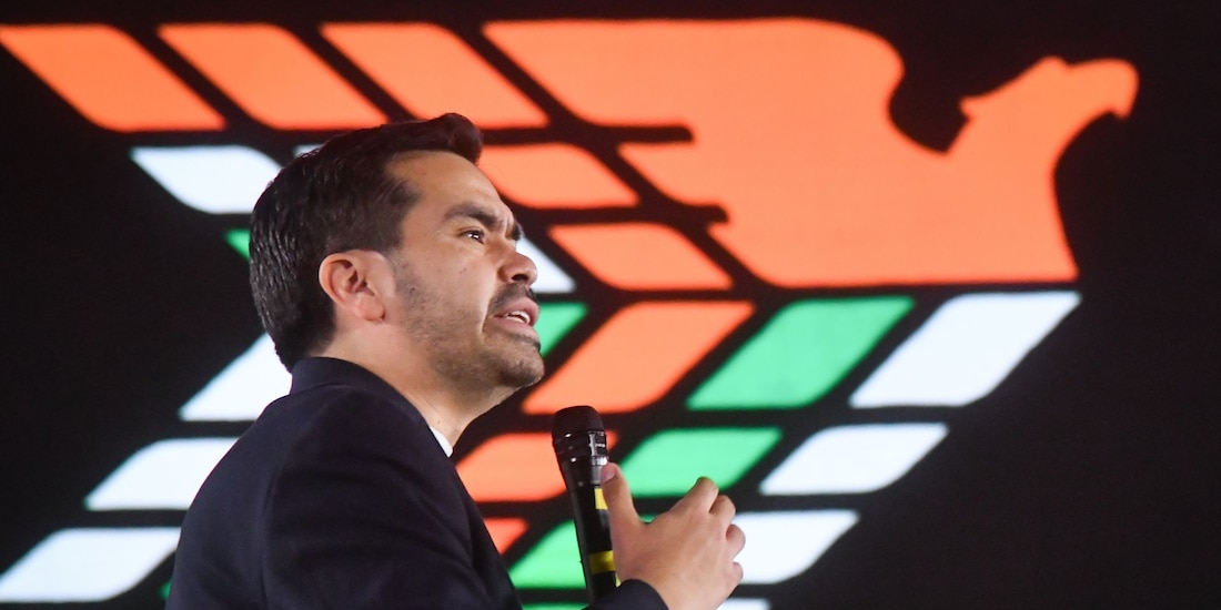 Jorge Álvarez Máynez, dirigente nacional de Movimiento Ciudadano