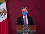El titular de la SEP, Esteban Moctezuma, el 24 de agosto de 2020.
