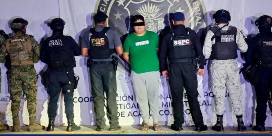 Presentación del detenido.