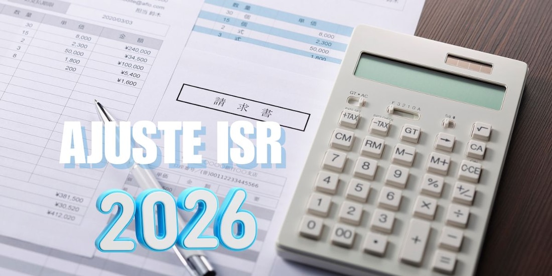 Así queda la tabla de sueldos y salarios en 2026 por ajuste del ISR.