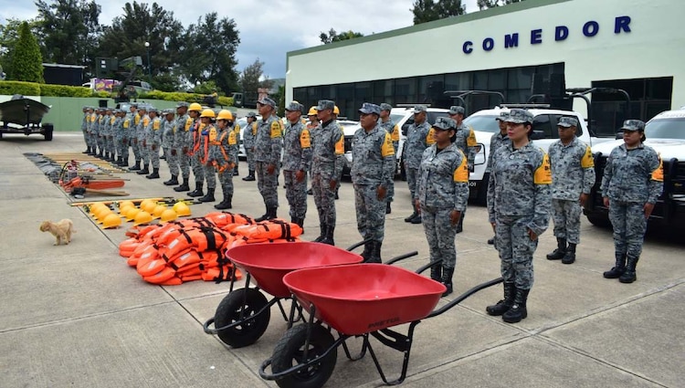 El Ejército desplegó 3,500 elementos con el Plan DN-III-E por la tormenta Rachel en Guerrero.