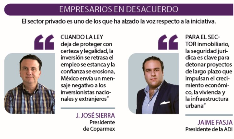 Empresarios en desacuerdo