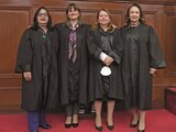 Ministras de la Suprema Corte de Justicia celebran que Norma Lucía Piña Hernández sea la nueva presidenta de la Corte