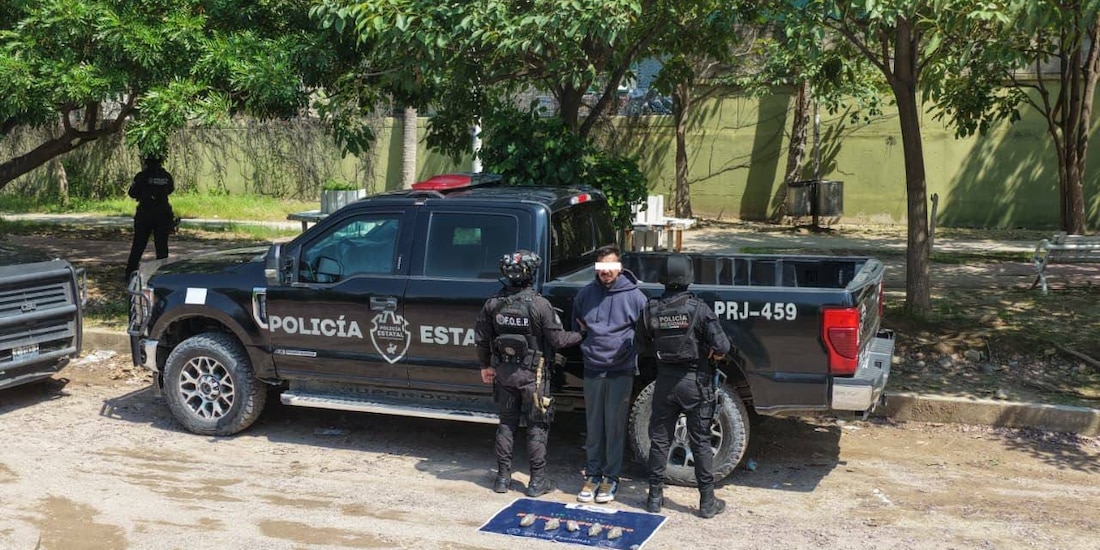 Acción de la Policía de Jalisco.