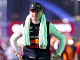 Max Verstappen en una carrera de la F1 en 2025