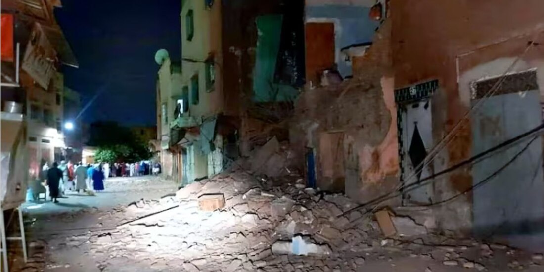 Un sismo en Marruecos dejó un saldo de más de 290 víctimas mortales.