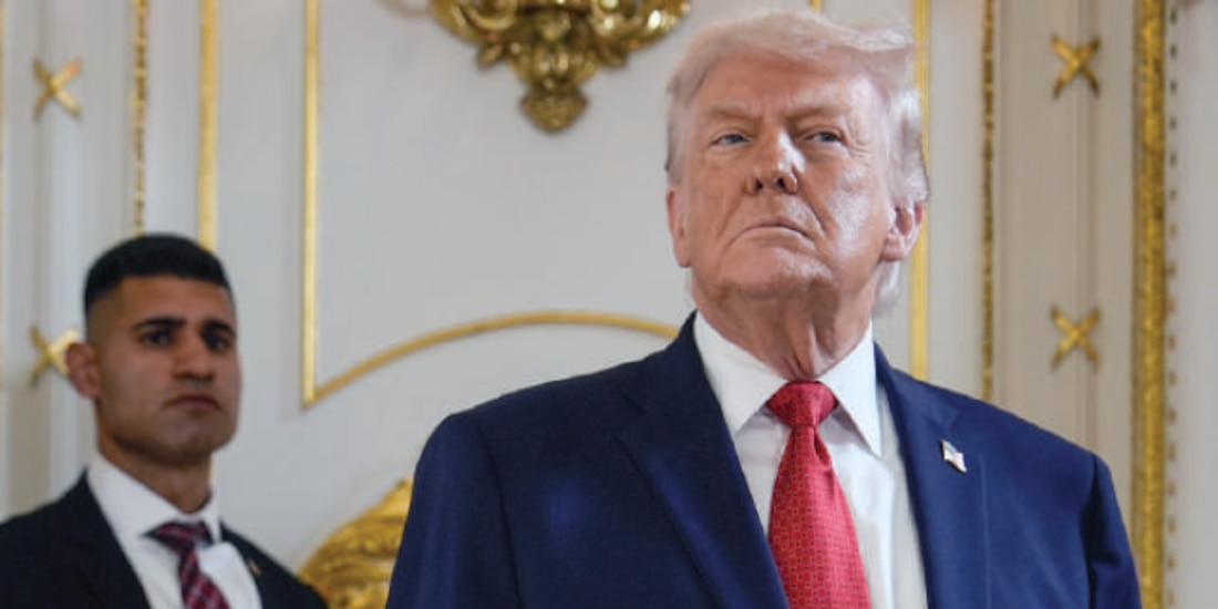 EL PRESIDENTE Donald Trump, el pasado 16 de enero, en el club Mar-a-Lago, en Palm Beach, Florida, durante la inauguración de un tramo del Southern Boulevard