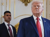 EL PRESIDENTE Donald Trump, el pasado 16 de enero, en el club Mar-a-Lago, en Palm Beach, Florida, durante la inauguración de un tramo del Southern Boulevard