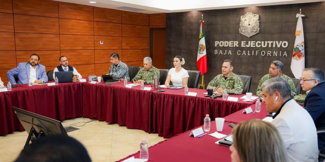 Baja California mantiene coordinación en seguridad y combate al crimen.