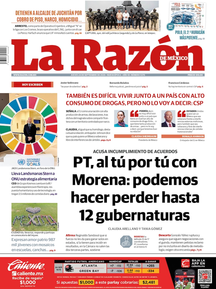 La Razón 24 Septiembre 2026