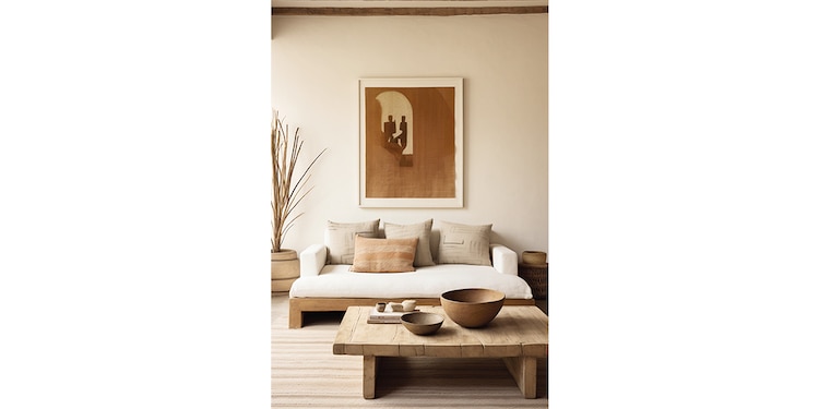 Los tonos inspirados en la tierra son acogedores.