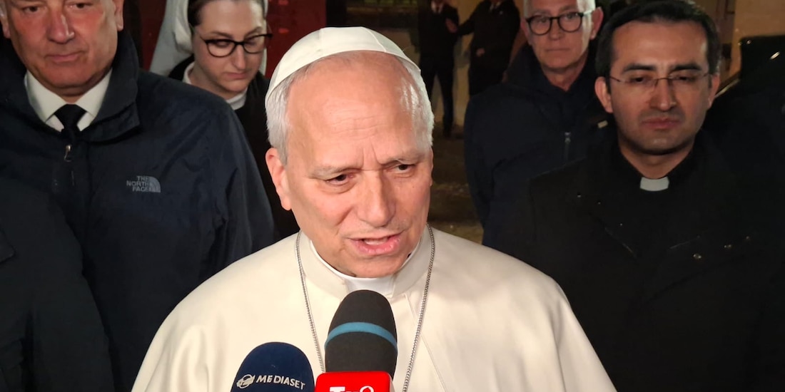 Papa León XIV, en declaraciones a la prensa desde Castel Gandolfo, Roma, el 7 de abril de 2026.
