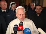 Papa León XIV, en declaraciones a la prensa desde Castel Gandolfo, Roma, el 7 de abril de 2026.