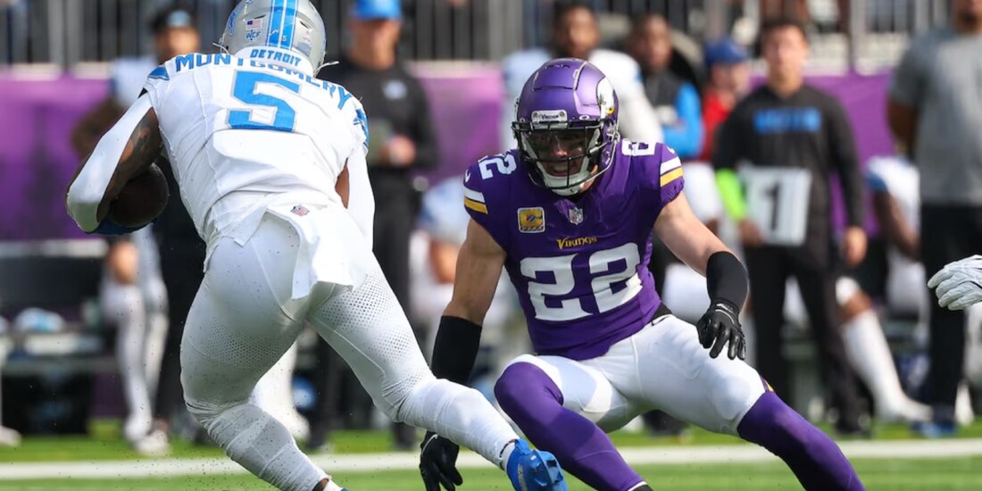 Lions se impuso 31-29 a Vikings en la Semana 7 de la actual temporada de NFL.