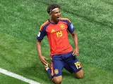 Lamine Yamal celebra su primer gol en una Copa del Mundo en el España vs Arabia Saudita