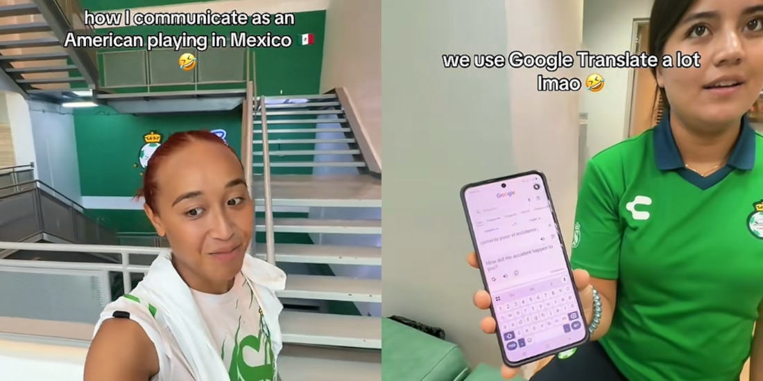 Laveni Vaka mostró la forma en la que se comunica con la gente en México.